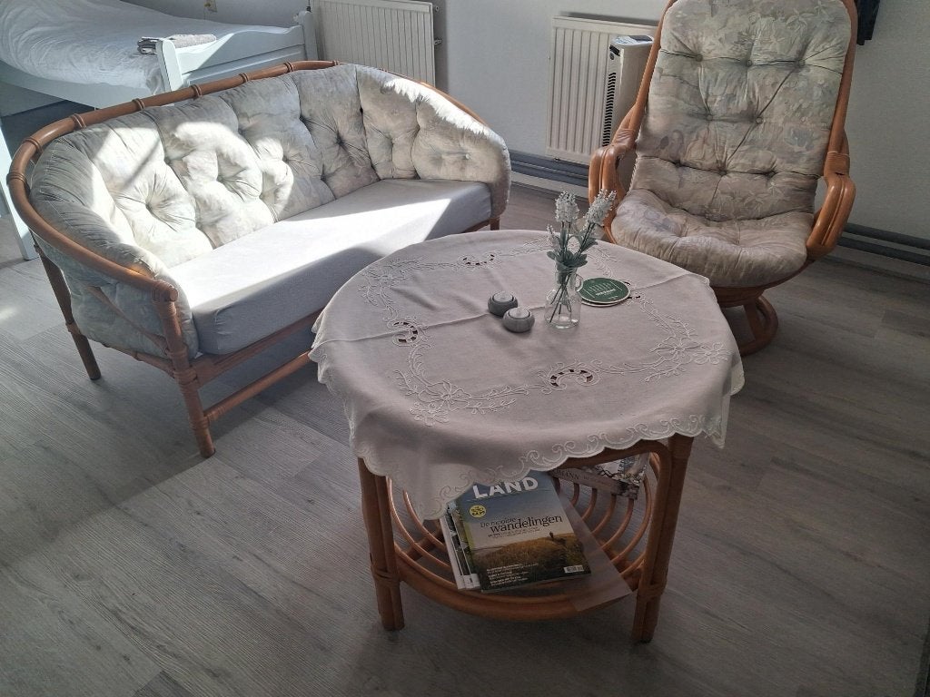 Rotan zitje, Huis en Inrichting, Ophalen, Overige materialen, Gebruikt, 50 tot 100 cm