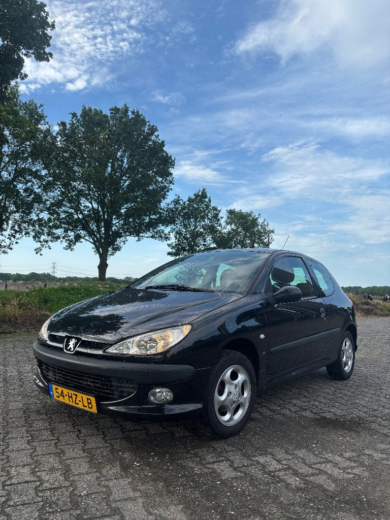 Peugeot 206 1.4 X-line 3D 2002 Zwart, Auto's, Peugeot, Particulier, Benzine, Euro 3, C, Hatchback, Handgeschakeld, Origineel Nederlands