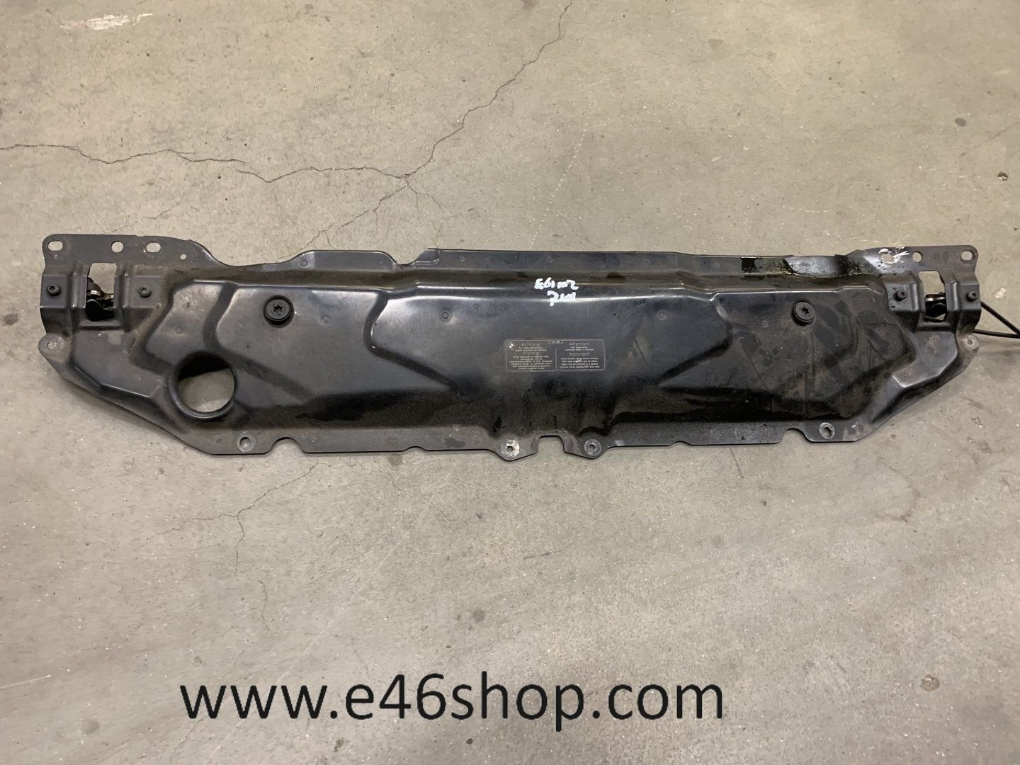 Motorkap vergrendeling slot BMW E60 E61 met plaat, Auto-onderdelen, Carrosserie en Plaatwerk, Gebruikt, -, -, Ophalen of Verzenden