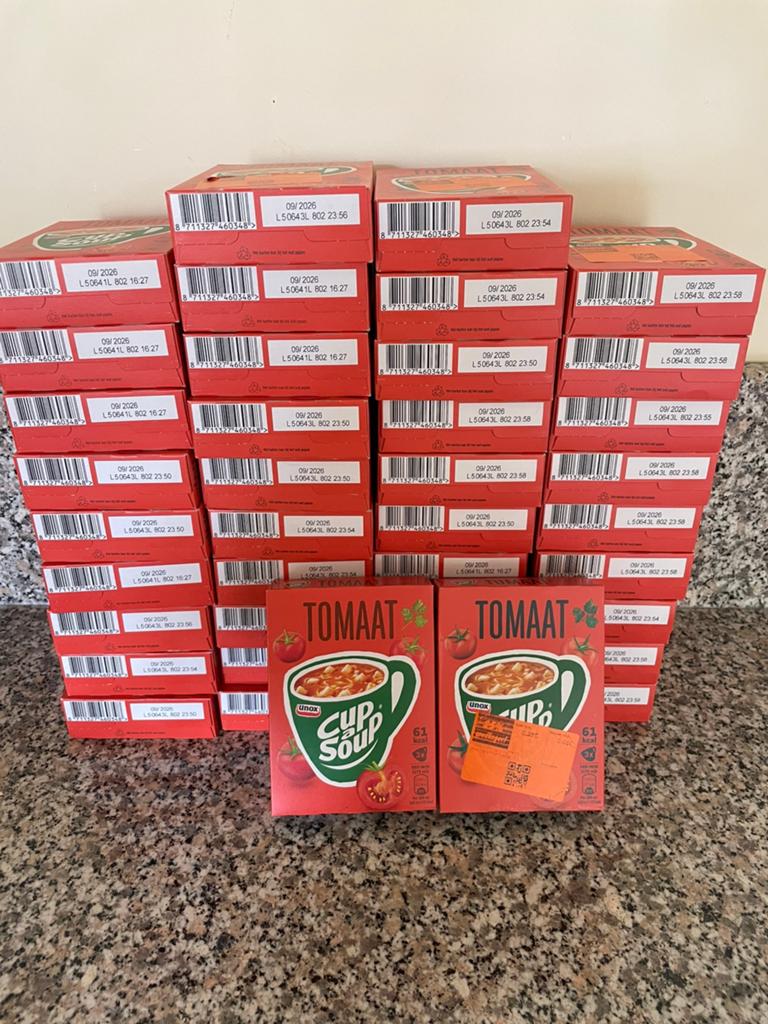 40x 3zakjes cup a soup Unox Tomaat 175ml per mok, Ophalen of Verzenden, Nieuw, Poeder of Drank