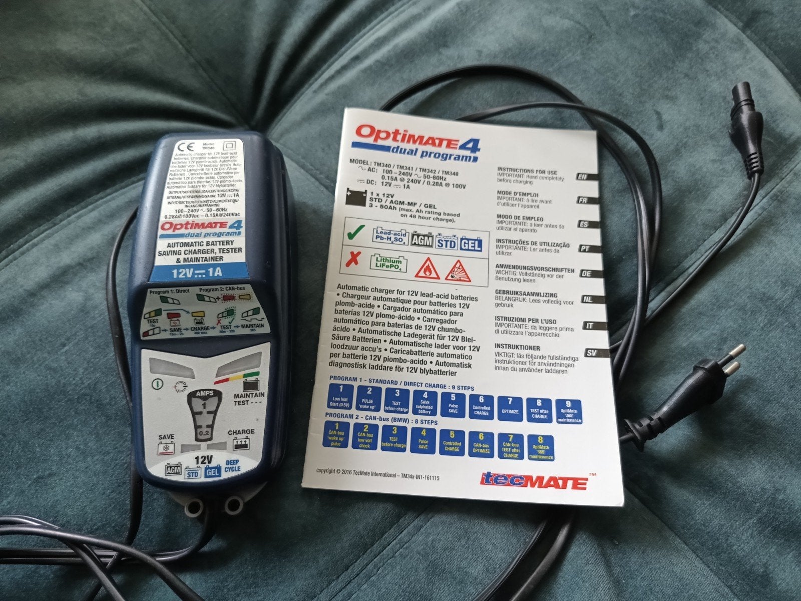 Optimate 4 Dual Program Acculader - 12V 1A, Ophalen of Verzenden
