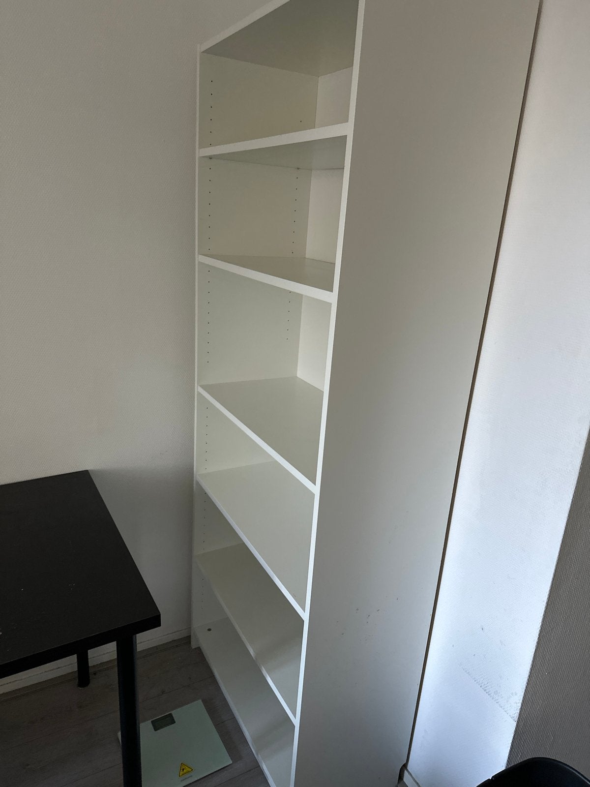 IKEA BILLY Witte Boekenkast met Verstelbare Planken, Ophalen, Met plank(en), Gebruikt, 200 cm of meer
