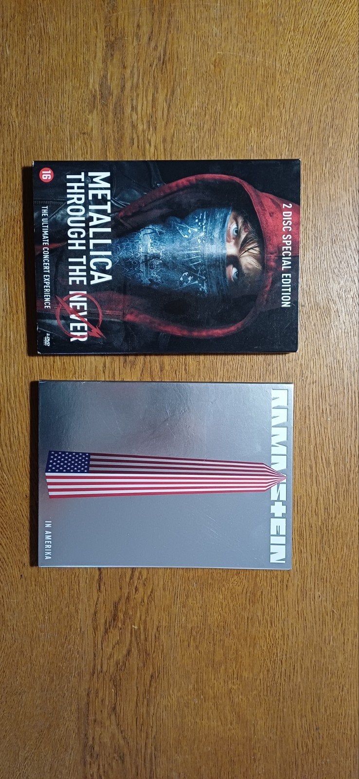 Metallica Through the Never & Rammstein In Amerika DVD's, Alle leeftijden, Nederlands, Ophalen of Verzenden, Zo goed als nieuw
