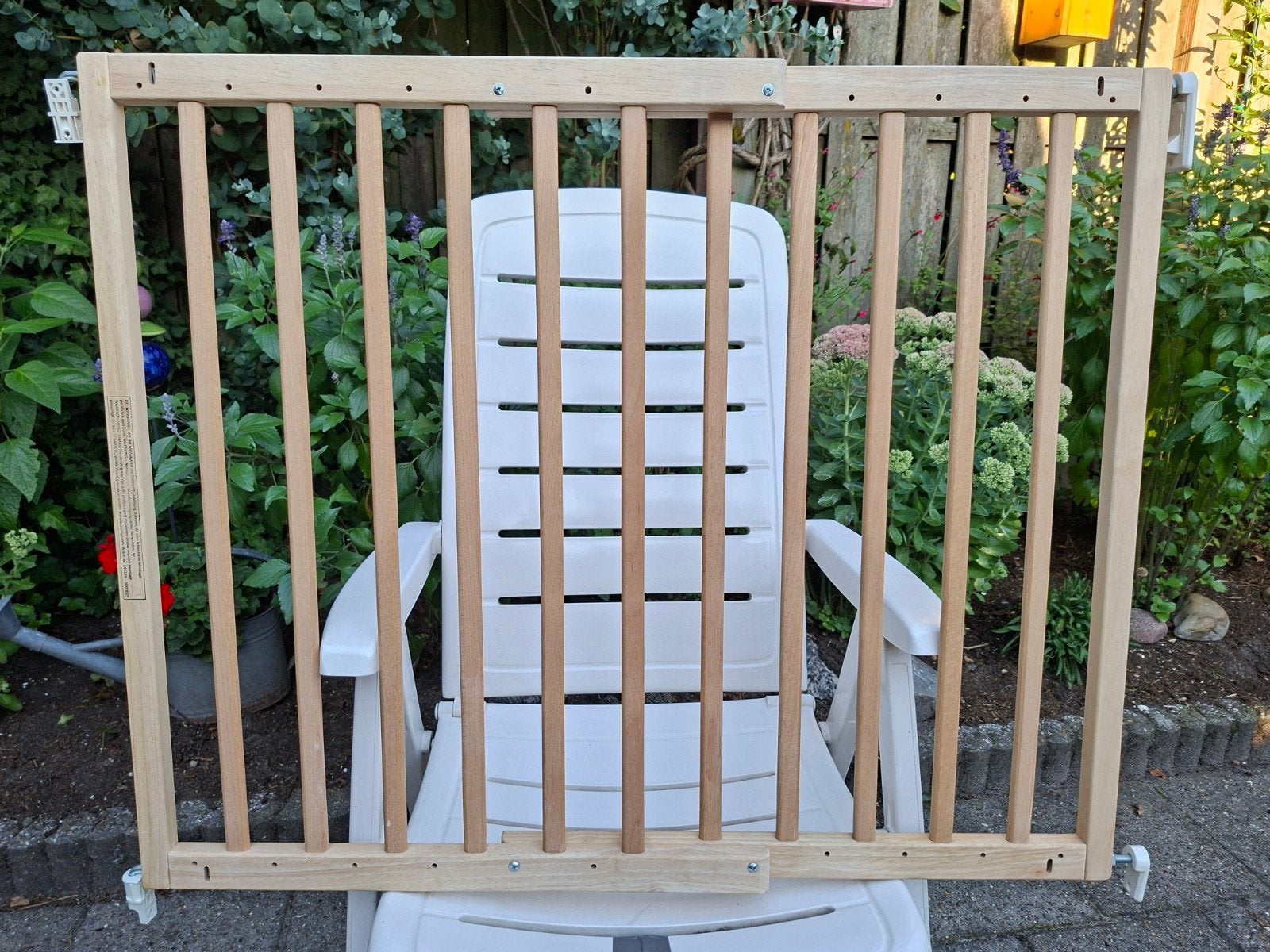 Houten veiligheidshekje voor kinderen, Kinderen en Baby's, Ophalen, Gebruikt, 100 tot 115 cm, Schroefhekje