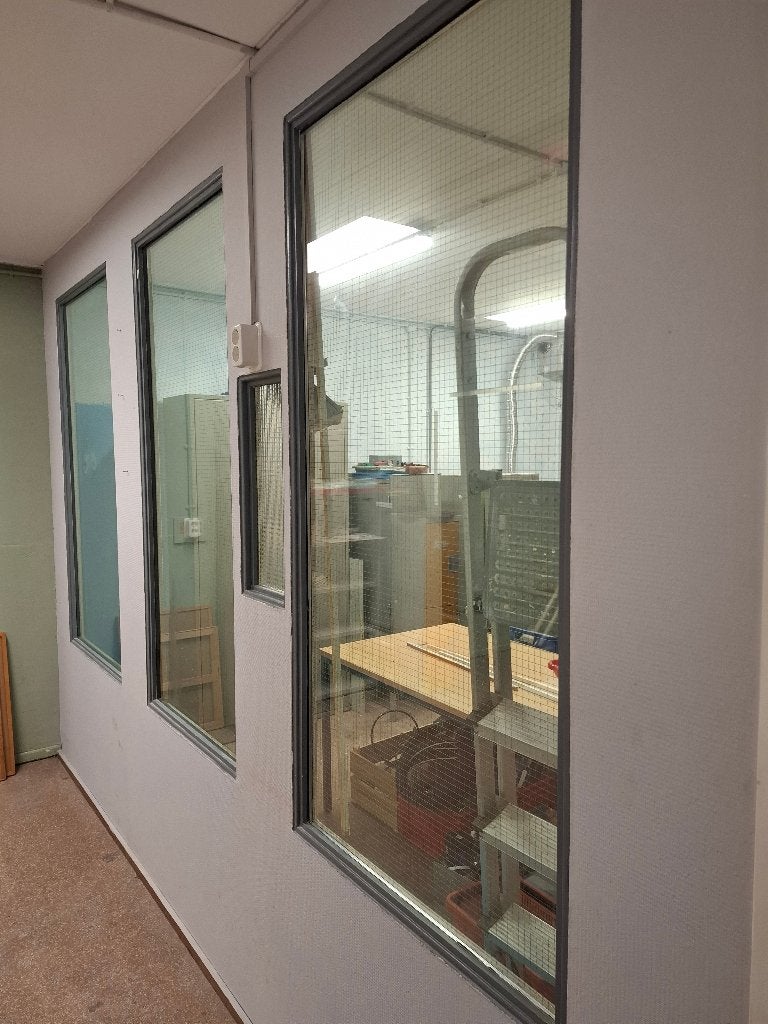 Gepantserd glas - Veiligheidsglas, 3 platen, Ophalen, Gebruikt, 80 tot 120 cm, 160 cm of meer