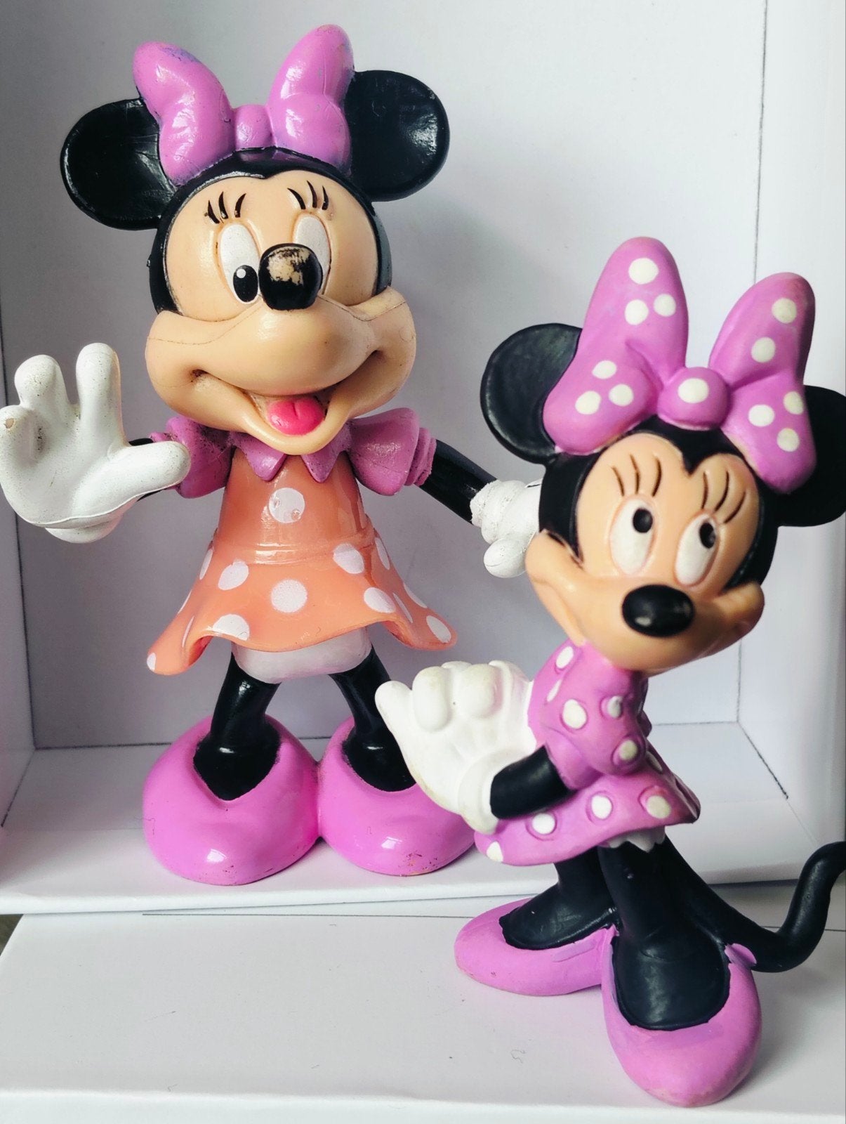 Bully Minnie Mouse figuren - Disney Collectie, Ophalen of Verzenden, Mickey Mouse, Zo goed als nieuw, Beeldje of Figuurtje
