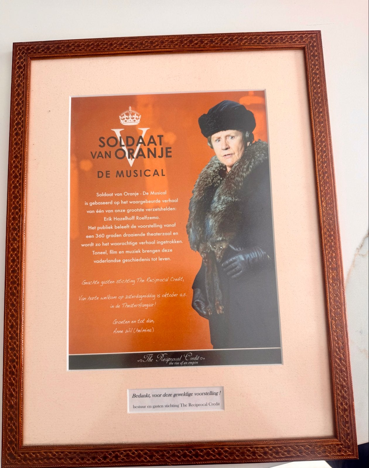 Soldaat van Oranje collectie | Originele theateritems., Ophalen, Zo goed als nieuw