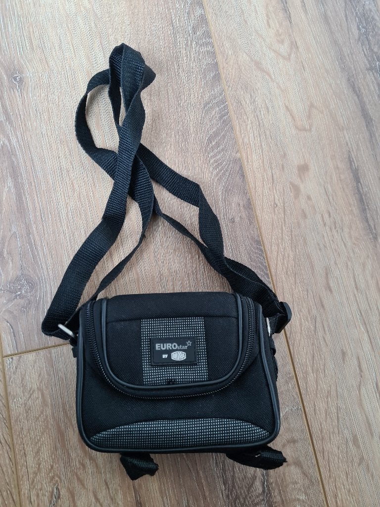 Zwarte tas voor camera, Ophalen of Verzenden, Zo goed als nieuw, Schoudertas, Overige merken