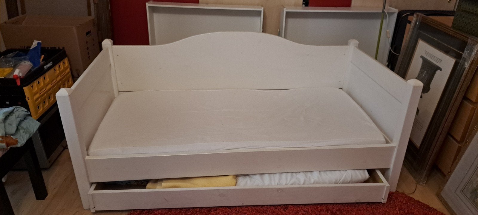 Kinderbed, tussenmaatje, Ophalen, Gebruikt, 140 tot 160 cm, 70 tot 85 cm