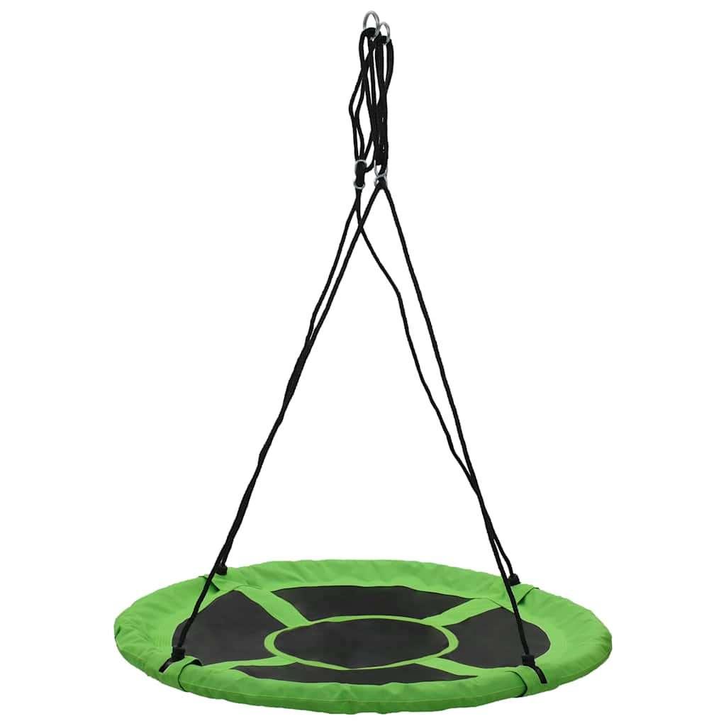 Schommel swing nestschommel vogelnest groen 110 cm GRTS BZRG, Verzenden, Nieuw, Nvt, Schommel