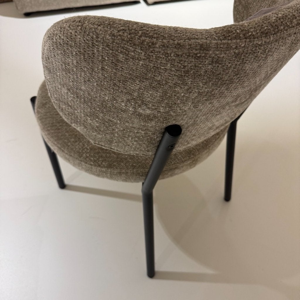 Eetstoel Oasis - Taupe - Set van 6 - By-Boo, Huis en Inrichting, Niet ingevuld, Niet ingevuld, Niet ingevuld