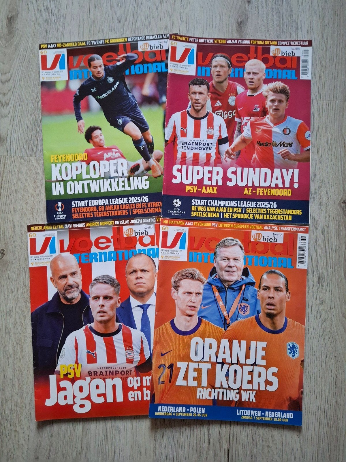 Voetbal International VI tijdschriften 60e jaargang, Ophalen of Verzenden, Gelezen, Sport en Vrije tijd