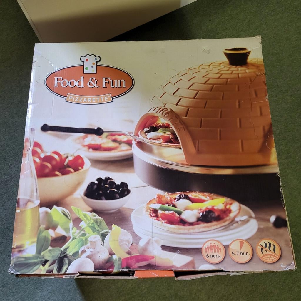 6 persoons elektrische pizza oven, Witgoed en Apparatuur, Gourmetstellen, Ophalen, 4 t/m 7 personen