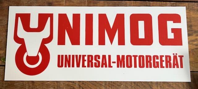 UNIMOG  - universal-Motorgerat -  recalamebord, Ophalen of Verzenden, Zo goed als nieuw, Auto's
