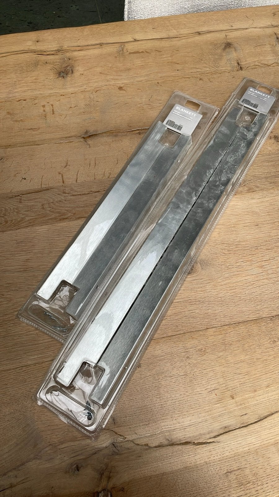 IKEA BLANKETT handgrepen 395mm en 595mm, Ophalen, Nieuw, Rvs, Overige typen
