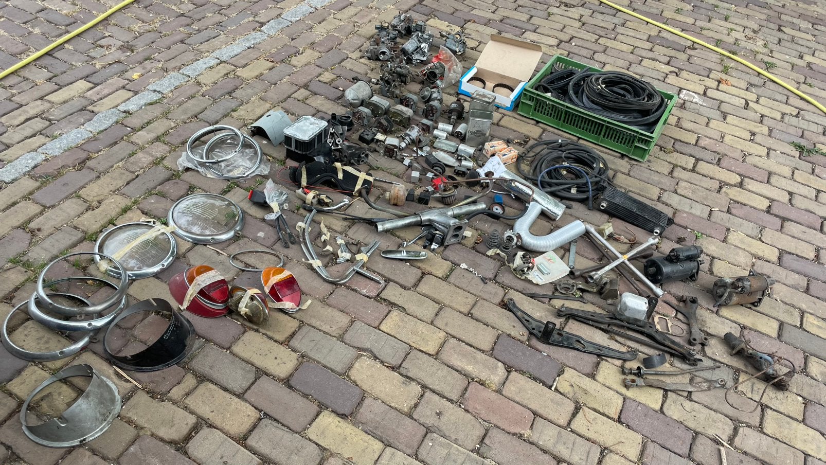 Kever onderdelen, Ophalen