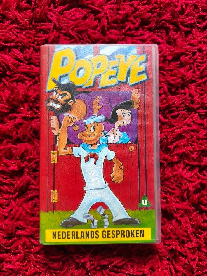 Popeye de zeeman VHS band, Cd's en Dvd's, VHS | Kinderen en Jeugd, Alle leeftijden, Ophalen of Verzenden, Gebruikt