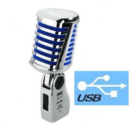 Blue ELVIS MD-56USB Vintage Vocal Microphone + USB-uitgang, Ergens, IMG, X@y.zt, Nieuw