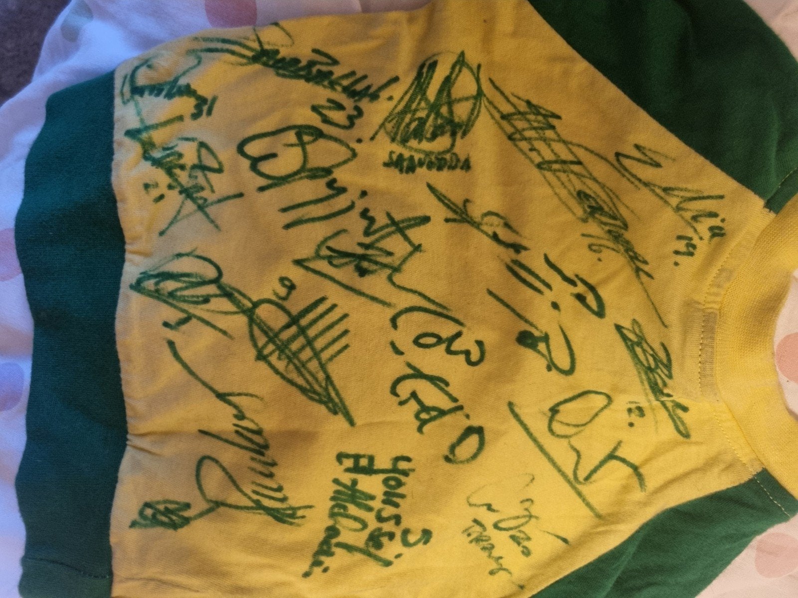 ADO Den Haag Shirt met Handtekeningen, Kinderen en Baby's, Kinderkleding | Overige, Ophalen of Verzenden, Zo goed als nieuw, ADO Den Haag