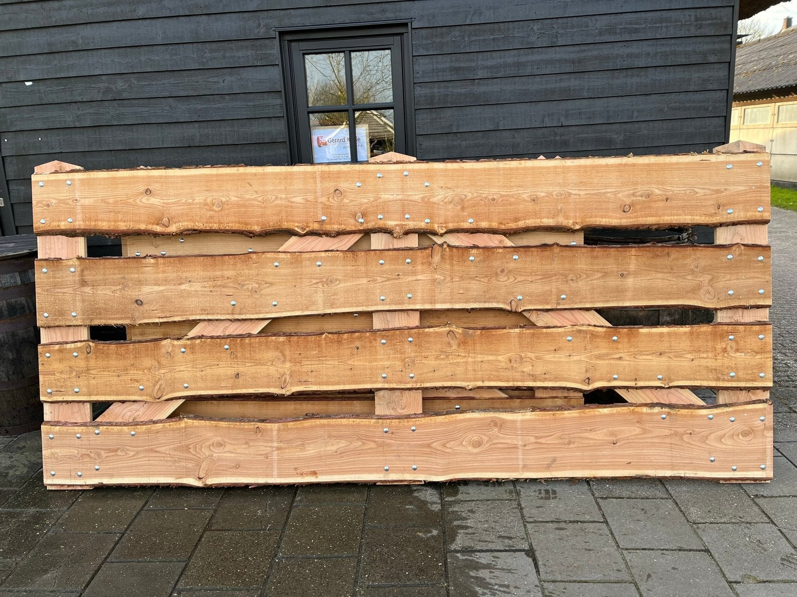 Poort tuinhek tuinpoort Boerenlandhek sierhek oprit erf, Tuin en Terras, Gerard Krale, Nieuw, Ophalen of Verzenden, Draaipoort