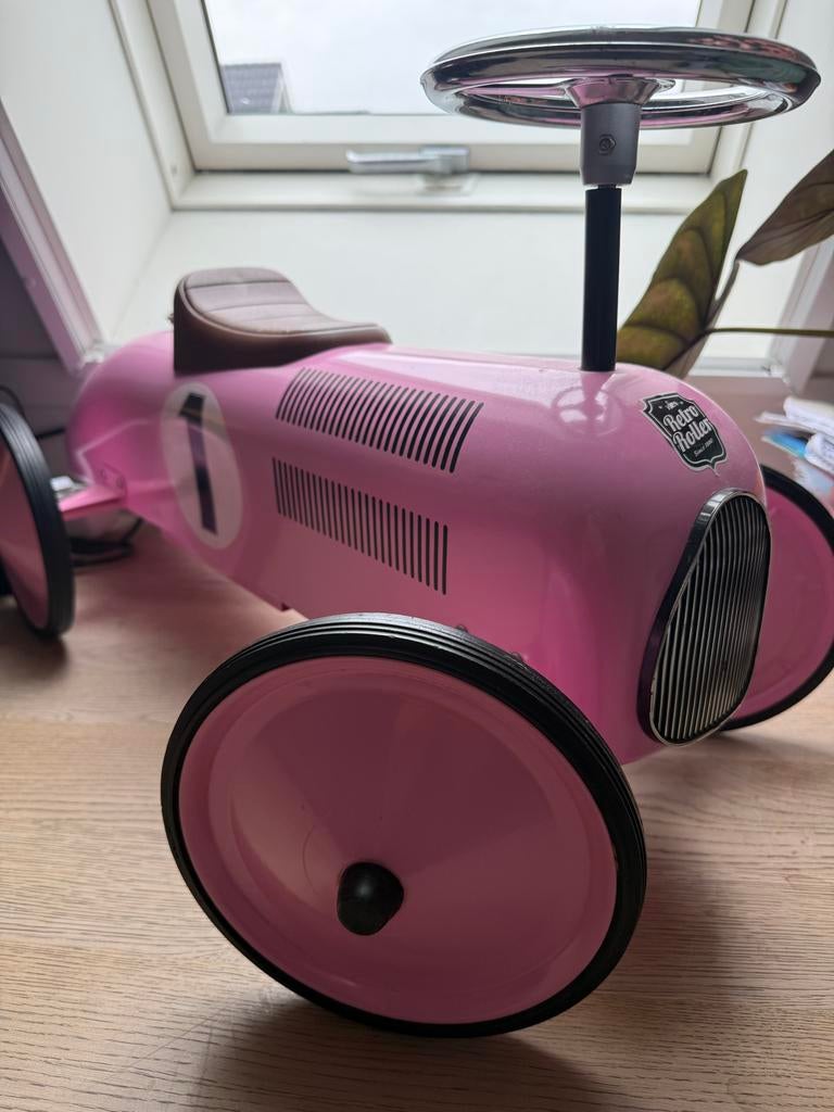 Retroroller roze loopauto, Ophalen of Verzenden, Lamp