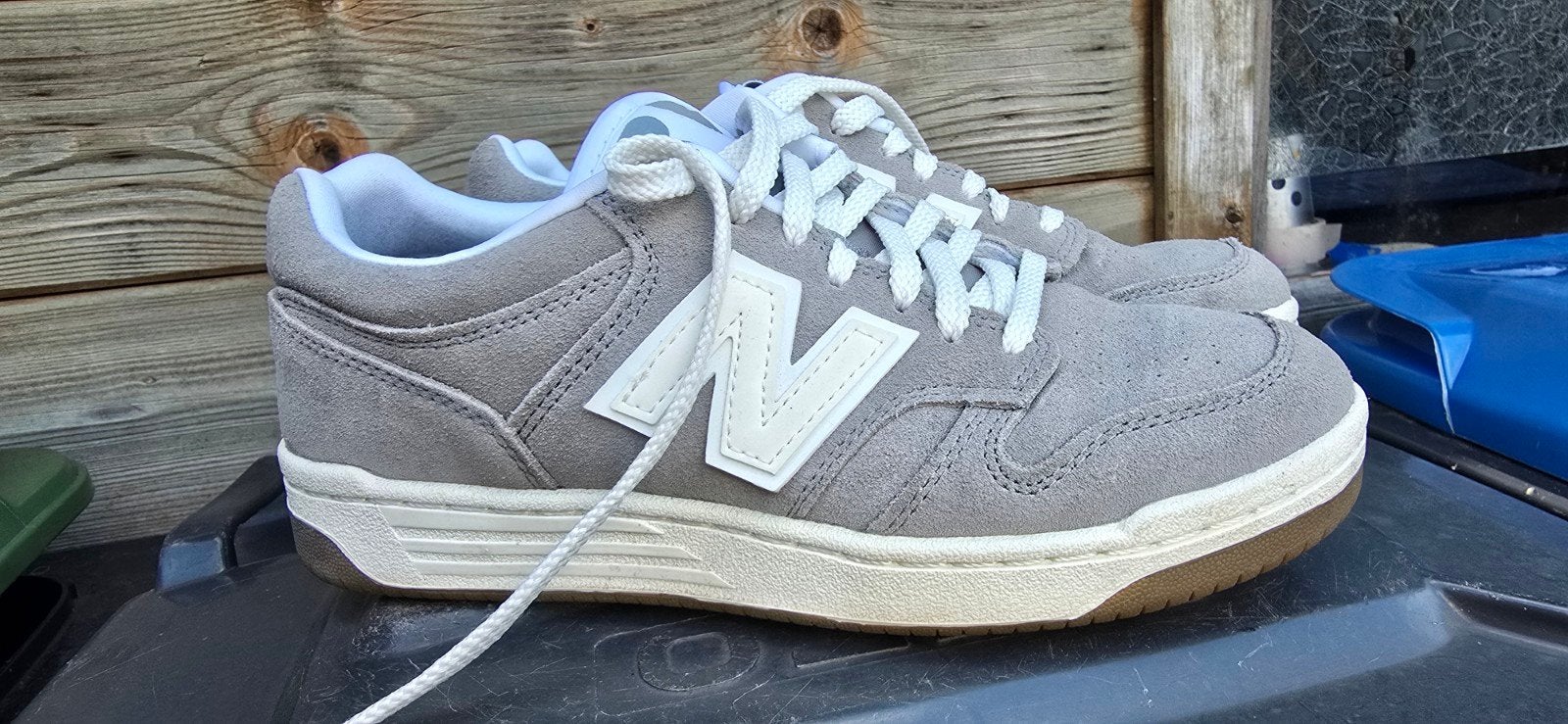 Te koop damessneakers maat 38. Lichtgrijs., New Balance, Ophalen of Verzenden, Grijs, Sneakers of Gympen