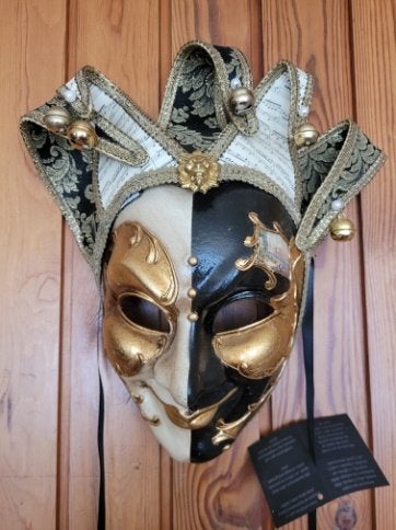 3 prachtige originele Venetiaanse maskers, ., Ophalen of Verzenden, Zo goed als nieuw, .