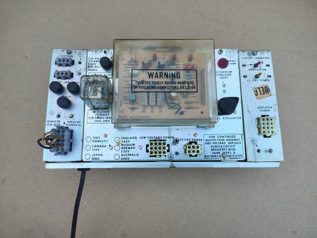 Voeding/ 220V Rock-ola 484/ 488 (1980) jukebox, Verzamelen, Automaten | Jukeboxen, Ophalen of Verzenden, Gebruikt, 1950 tot 1960