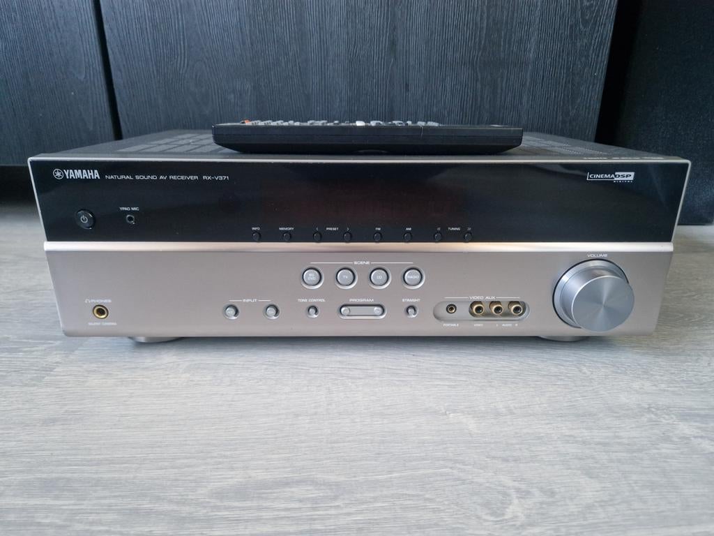 Yamaha RX-V371 versterker/amplifier, getest en werkt, Ophalen of Verzenden, Zo goed als nieuw, 60 tot 120 watt, Yamaha