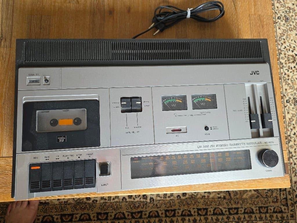 JVC MC-1820L Stereo Cassette Modular, Audio, Tv en Foto, Cassettedecks, Ophalen of Verzenden, Enkel, JVC