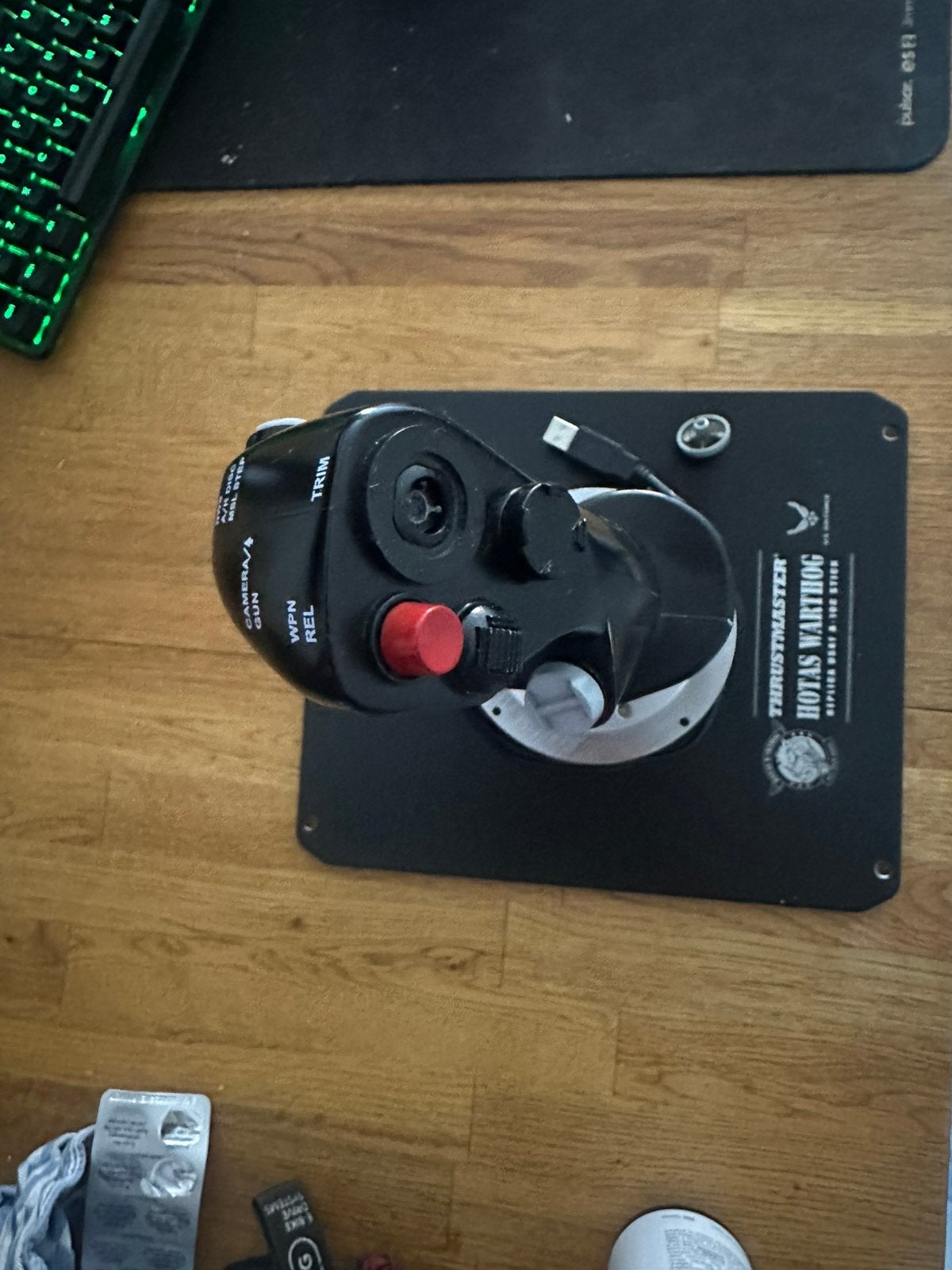 Thrustmaster HOTAS Warthog Joystick A-10C, Computers en Software, Joysticks, Ophalen of Verzenden, Zo goed als nieuw