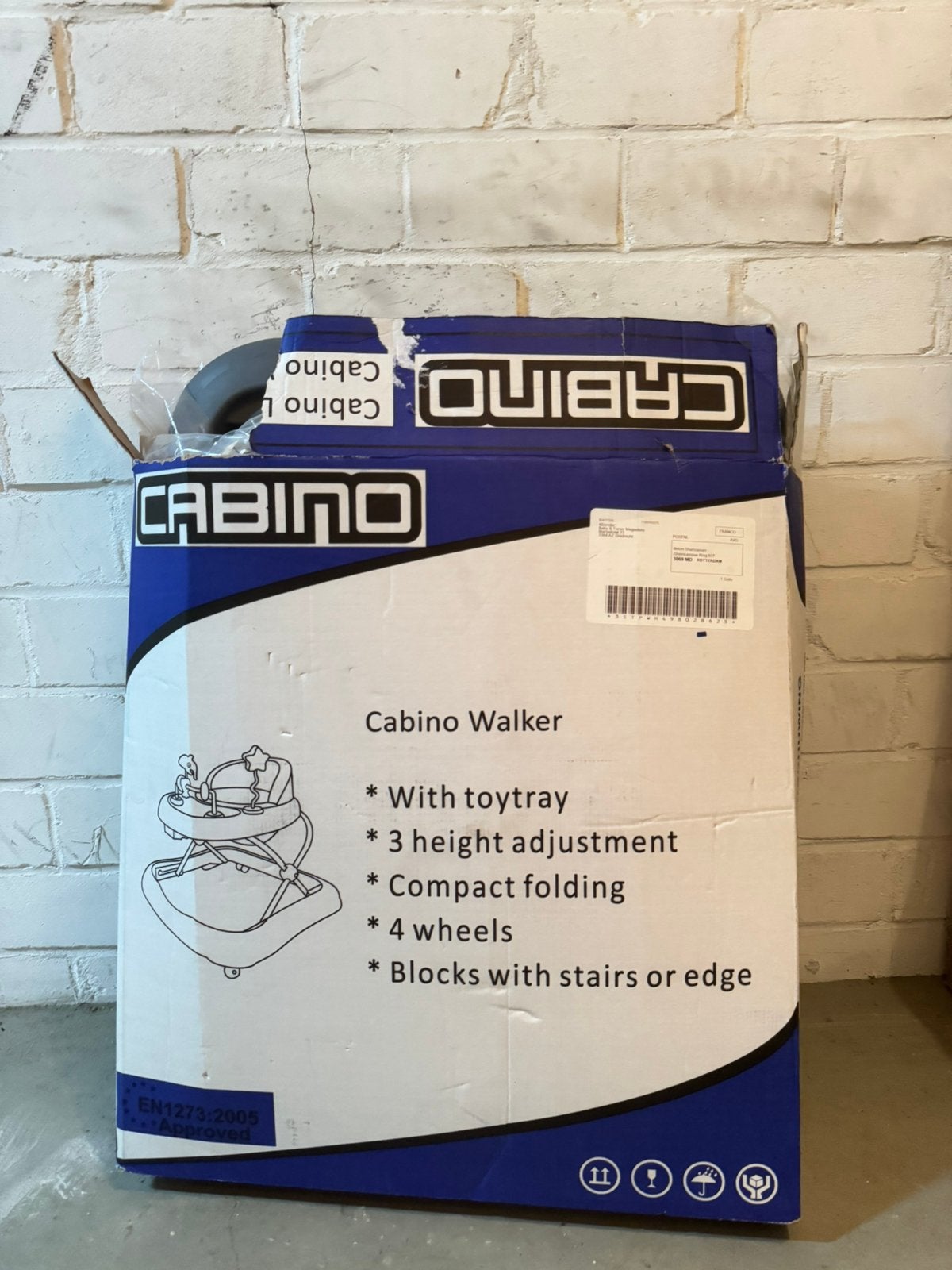 Cabino Babywalker, Ophalen of Verzenden, Zo goed als nieuw, Wit