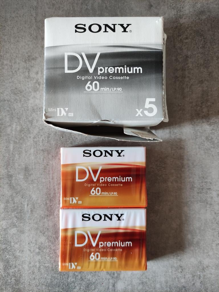 Sony DV premium video cassettes nieuw, Ophalen of Verzenden