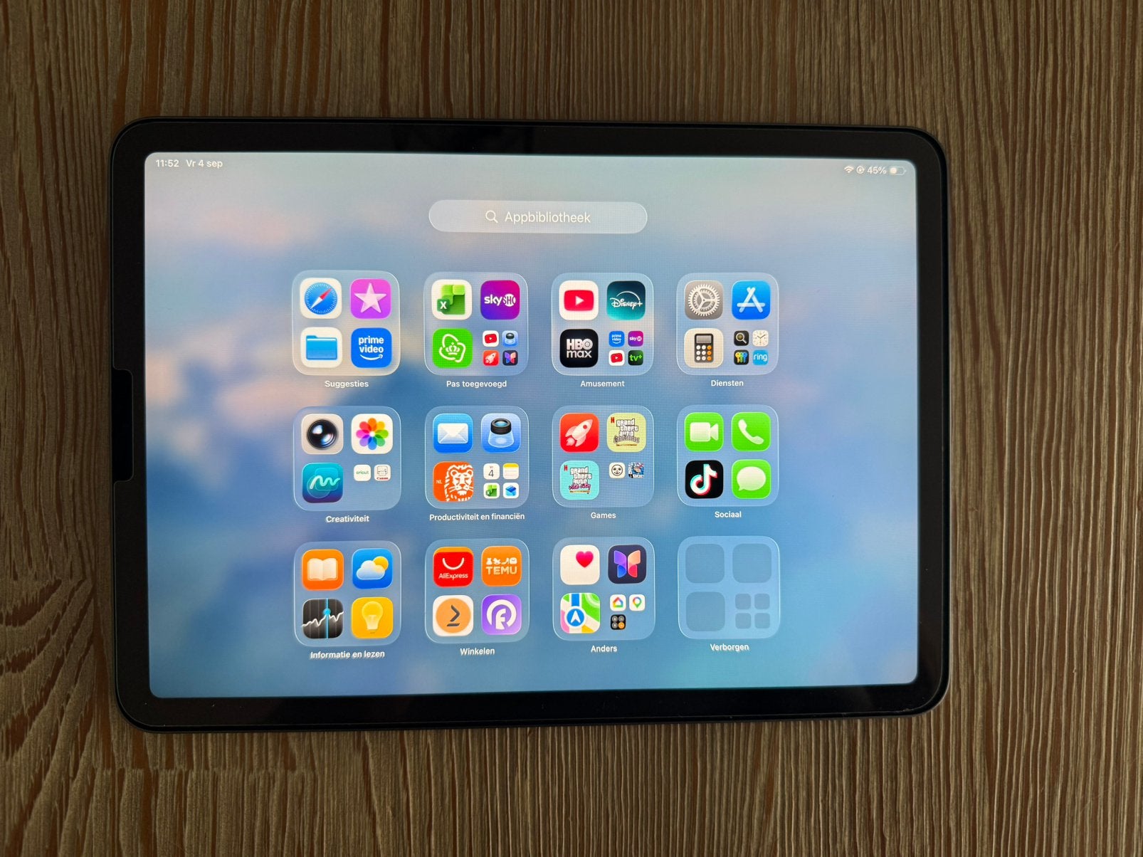 Ipad Air 4de Generatie (11inch), Ophalen, Zo goed als nieuw, 11 inch, 64 GB