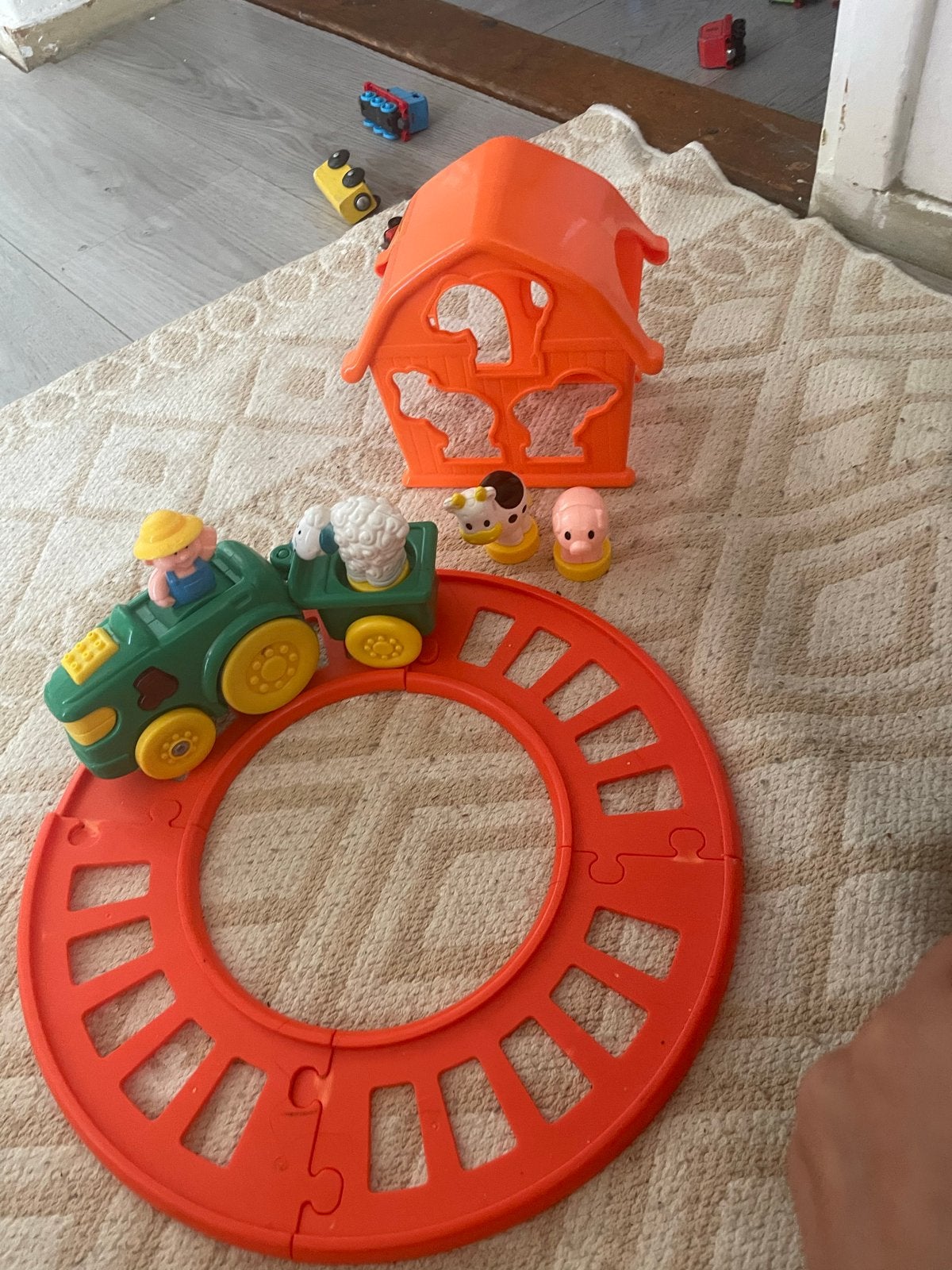 Boerderij speelset met tractor en dieren, Ophalen of Verzenden, Gebruikt, Jongen of Meisje