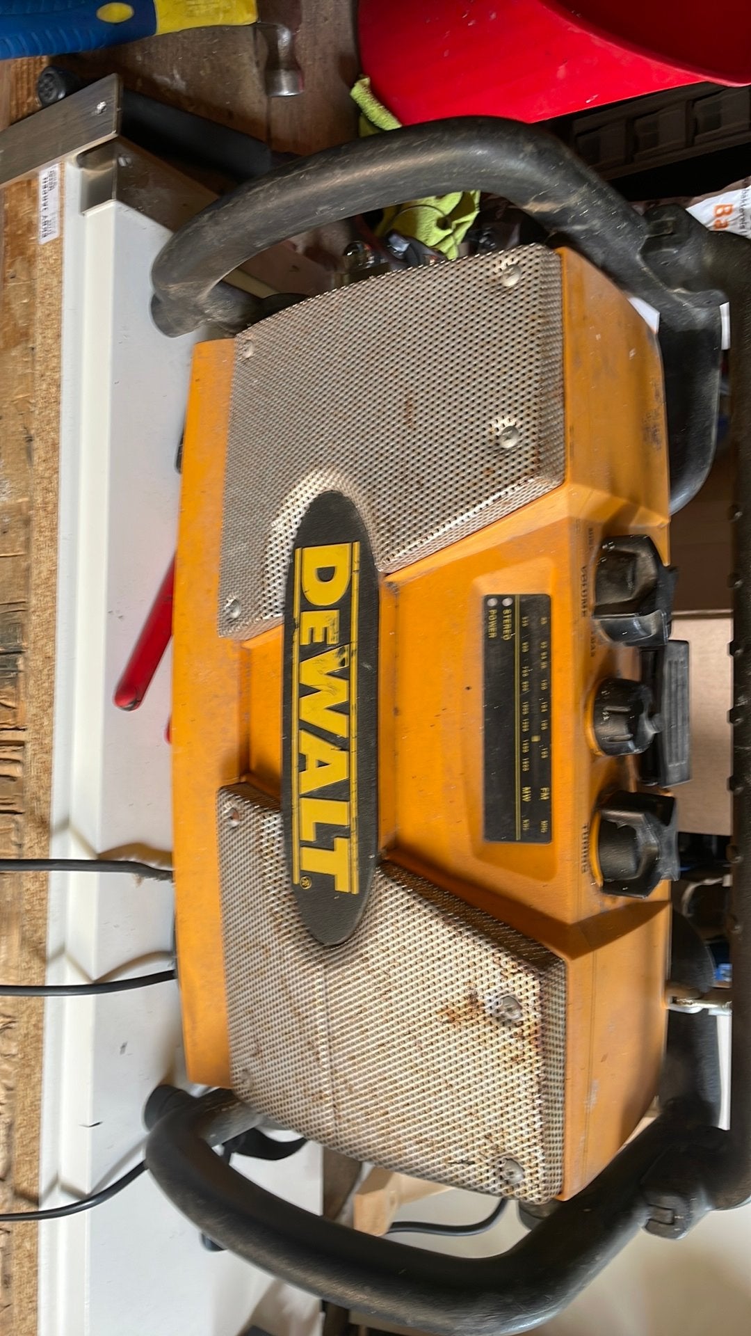 Bouwradio dewalt, 70 mm of meer, Ophalen of Verzenden, Zo goed als nieuw, Afkortzaag