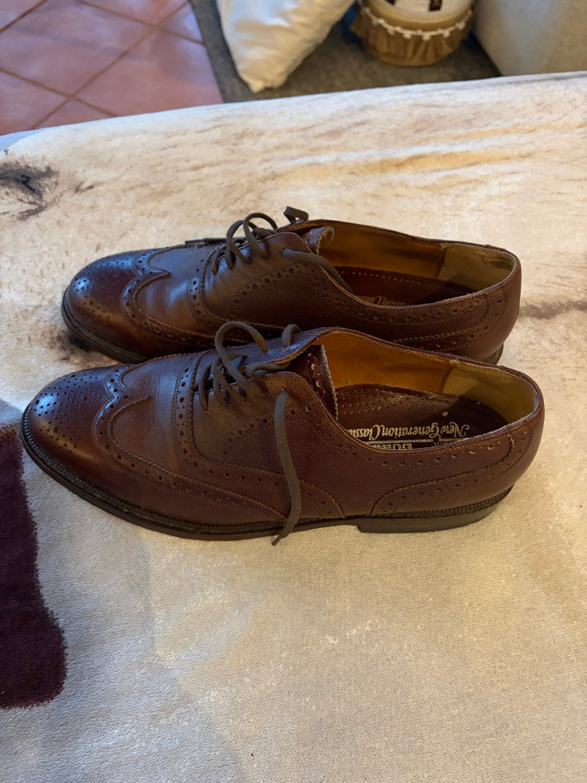 V.Bommel herenschoenen, zo goed als nieuw, Kleding | Heren, Ophalen, Bruin, Zo goed als nieuw, Veterschoenen