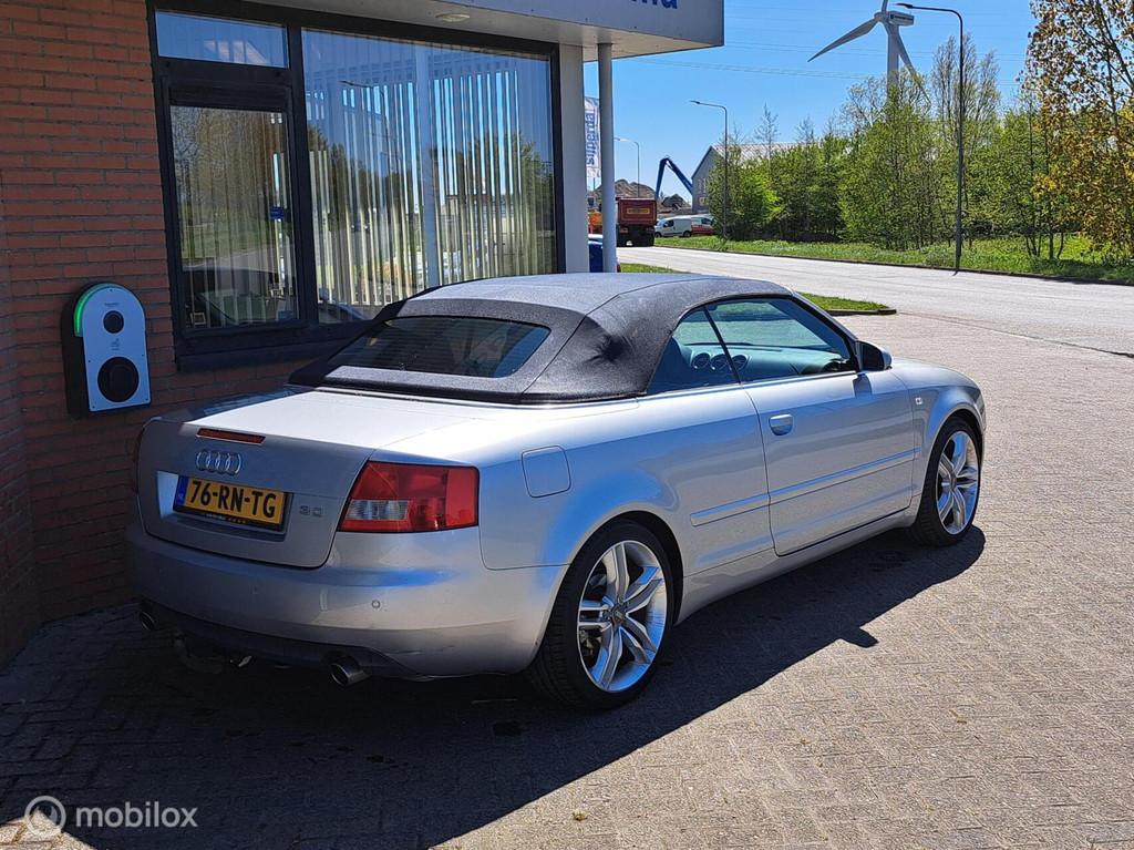 Audi A4 Cabriolet 3.0 V6 Exclusive, Gebruikt, Cabriolet, 4 stoelen, A4