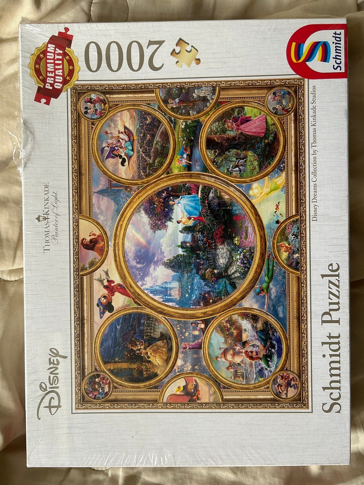 Disney Thomas Kinkade Schmidt puzzel 2000 stukjes, Ophalen of Verzenden, Meer dan 1500 stukjes, Zo goed als nieuw