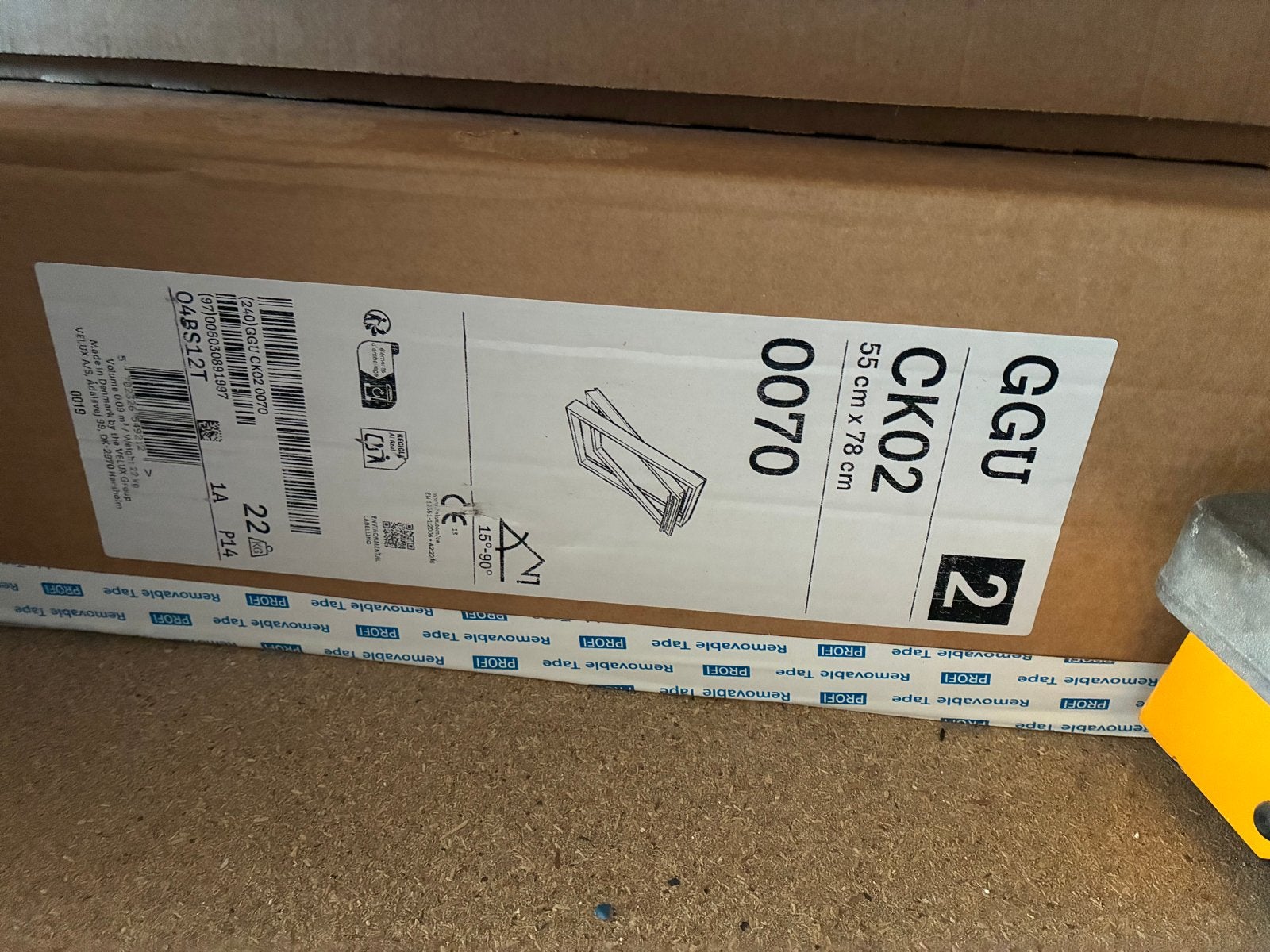 Nieuw Dakraam GGU CK02 55x78 cm - Velux, Ophalen, Nieuw, Dakraam, Minder dan 80 cm