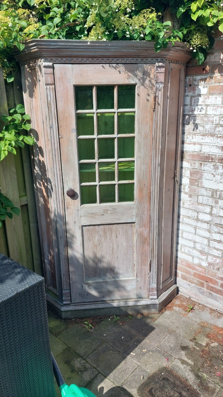 Tuin hoekkast - gratis ophalen, Tuin en Terras, Ophalen, Gebruikt, Hout, Overige typen