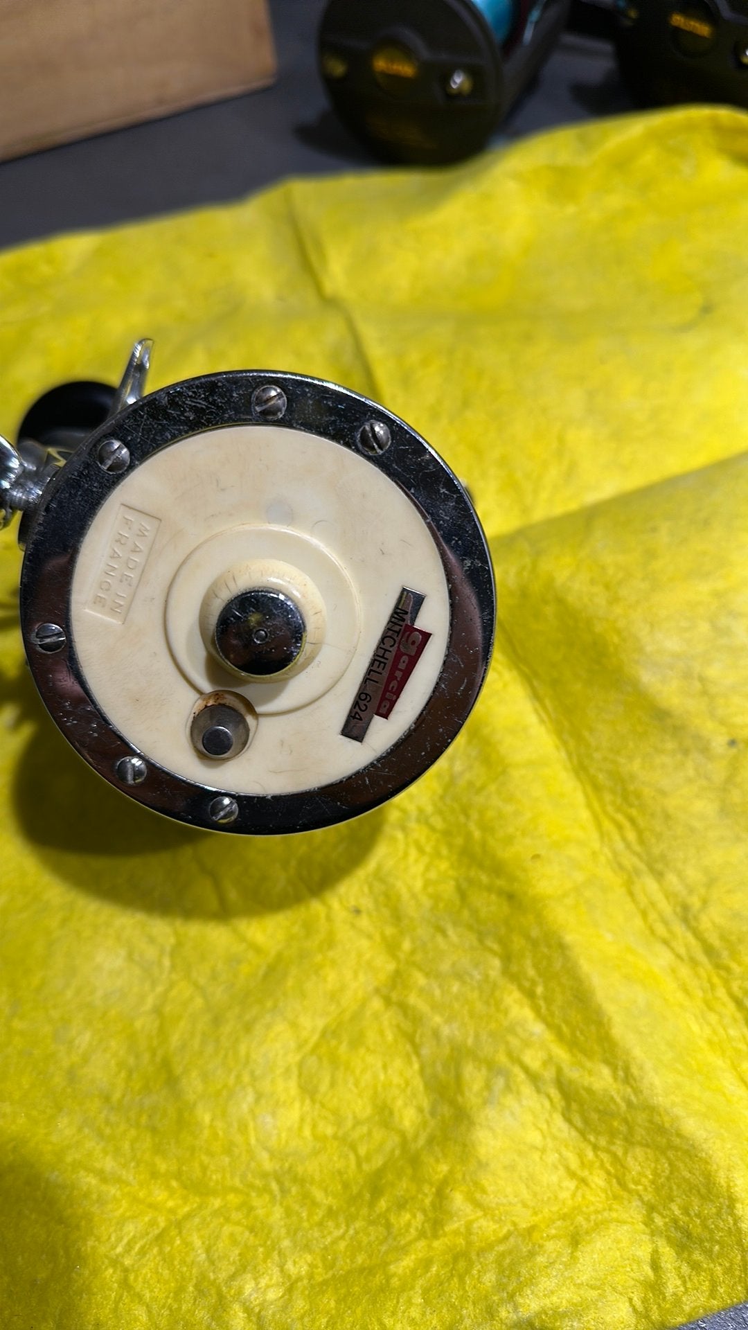 Mitchell  reel 624, Ophalen of Verzenden, Zo goed als nieuw, Molen
