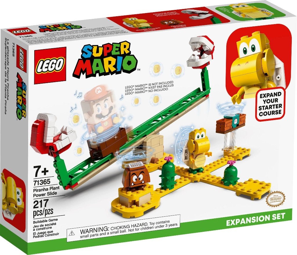 LEGO 71365 Piranha Plant Power Slide (Super Mario, Expansion, Overige thema's, Nieuw, Ophalen of Verzenden, Complete set