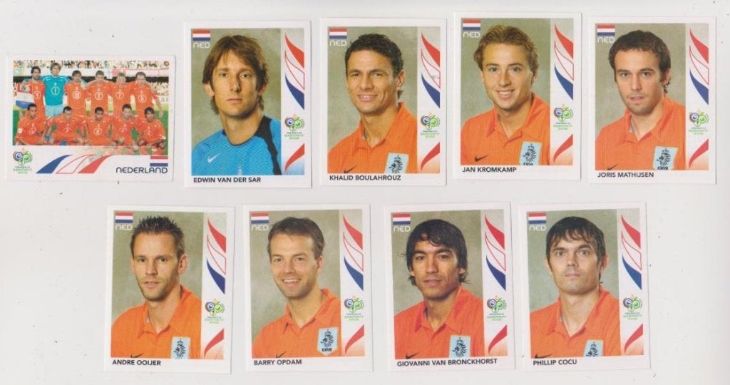 Panini stickers NL in de World Cup 2006, WK2006, Verzenden, Zo goed als nieuw, Buitenlandse clubs, Poster, Plaatje of Sticker