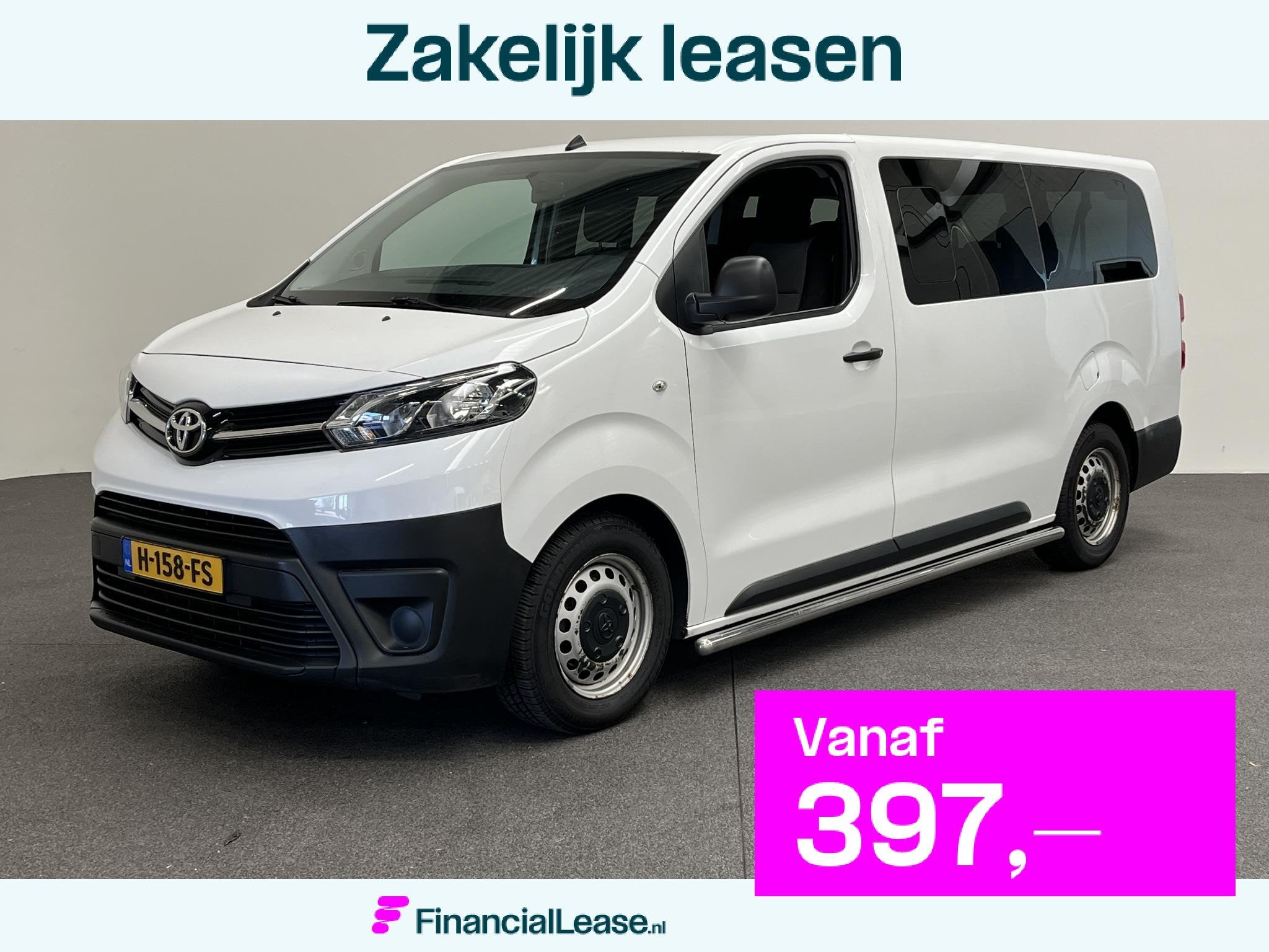 Toyota PROACE Shuttle 1.5 D-4D Cool Comfort Long 9persoons P, Stof, Euro 6, ProAce, Wit