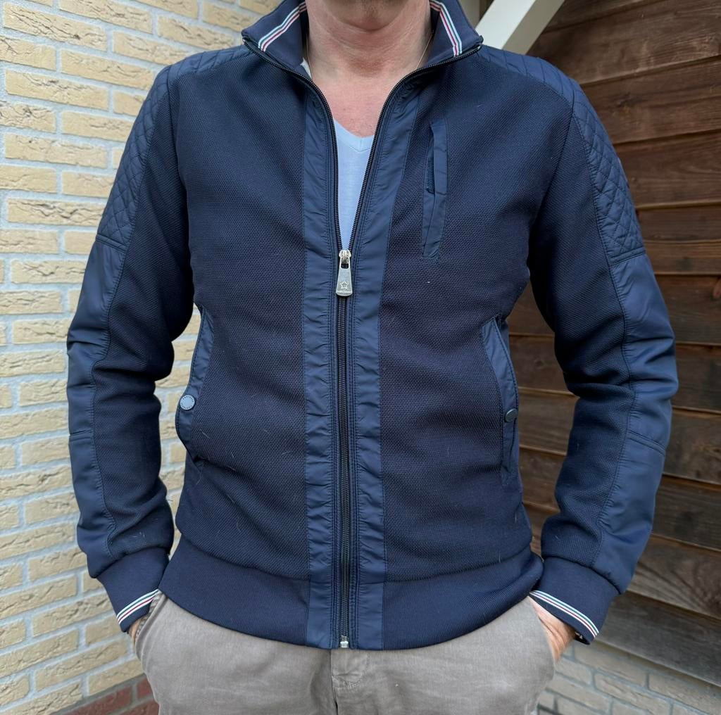 Fortezza in between jasje mt 50 donkerblauw zgan, Ophalen of Verzenden, Zo goed als nieuw, Maat 48/50 (M), Blauw