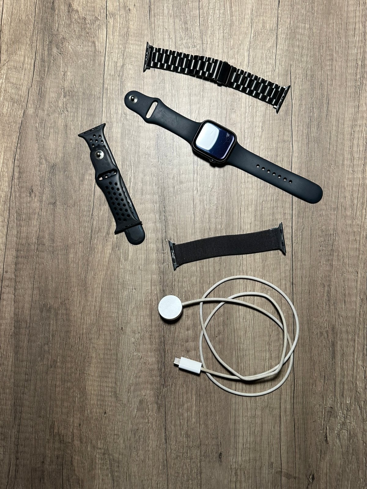 Apple Watch Series 9 GPS 45 mm, Ophalen, Gebruikt, IOS, Waterdicht