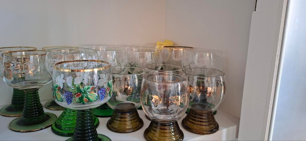 Vintage glaasjes, Verzamelen, Glas en Borrelglaasjes, Ophalen of Verzenden, Zo goed als nieuw