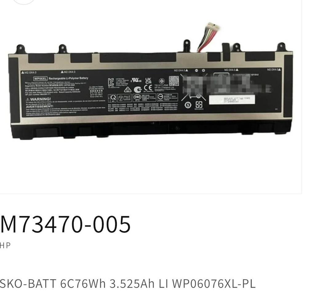 HP M73470-005 laptop accu 6C76Wh, Ophalen of Verzenden
