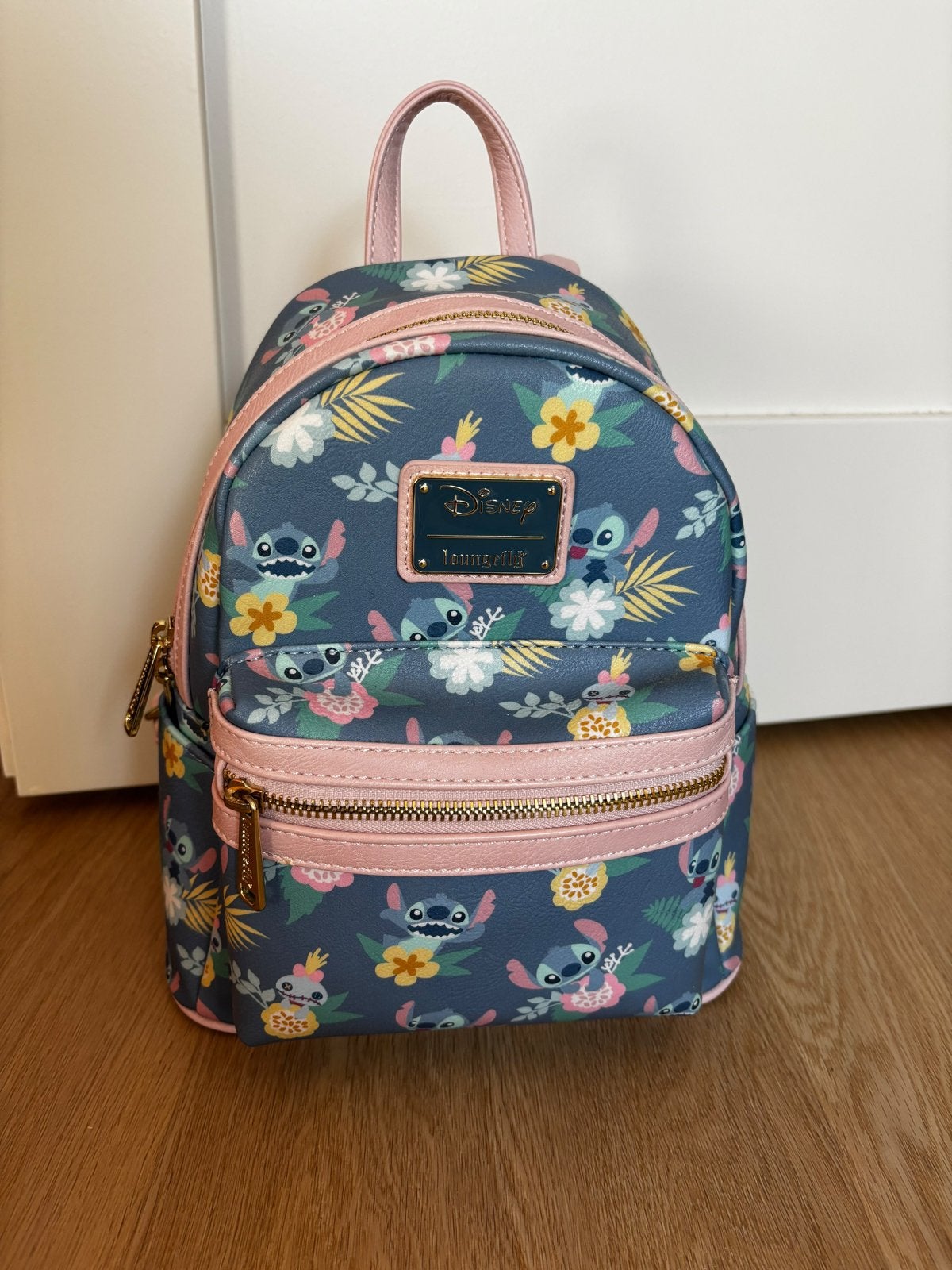 Disney Loungefly Stitch Floral Rugzak, Ophalen, Minder dan 30 cm, Disney of Dora, Minder dan 25 cm